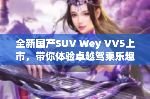 全新国产SUV Wey VV5上市，带你体验卓越驾乘乐趣