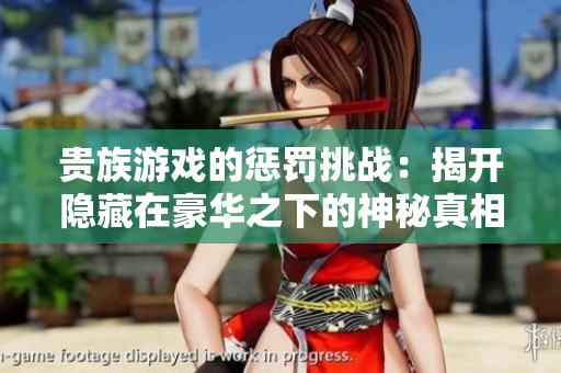 贵族游戏的惩罚挑战：揭开隐藏在豪华之下的神秘真相